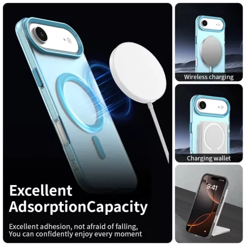  iPhone 17 Air Kék Techsuit CandyCase MagSafe tok-5949419313231 4 kép