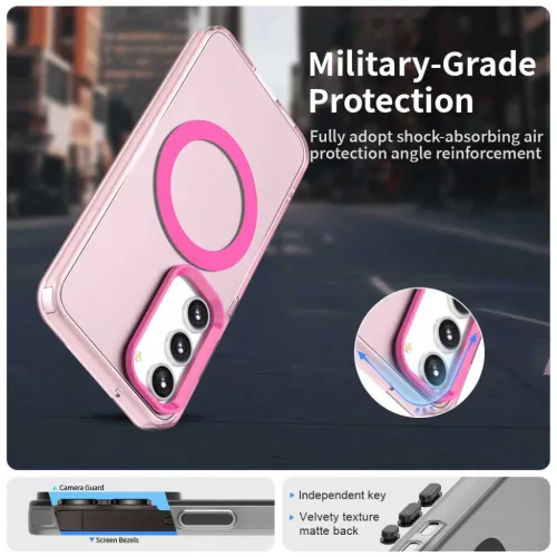 Samsung Galaxy S23 - Techsuit - CandyCase MagSafe - Rózsaszín tok-5949419313194 4 kép