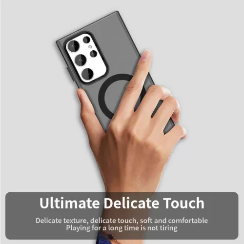 Samsung Galaxy S23 Ultra Techsuit - CandyCase MagSafe - Fekete￼ tok-5949419313118 3 kép