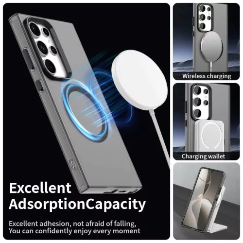 Samsung Galaxy S23 Ultra Techsuit - CandyCase MagSafe - Fekete￼ tok-5949419313118 5 kép