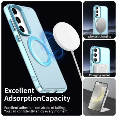 Techsuit - CandyCase MagSafe - Samsung Galaxy S24 - Kék tok-5949419312685 6 kép