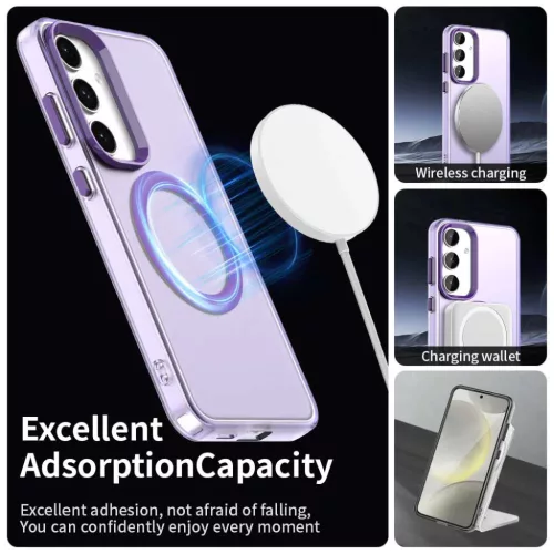 Techsuit - CandyCase MagSafe - Samsung Galaxy S24 - Lila tok-5949419312678 3 kép