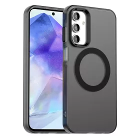  Samsung Galaxy A55 5G Fekete Techsuit CandyCase MagSafe tok