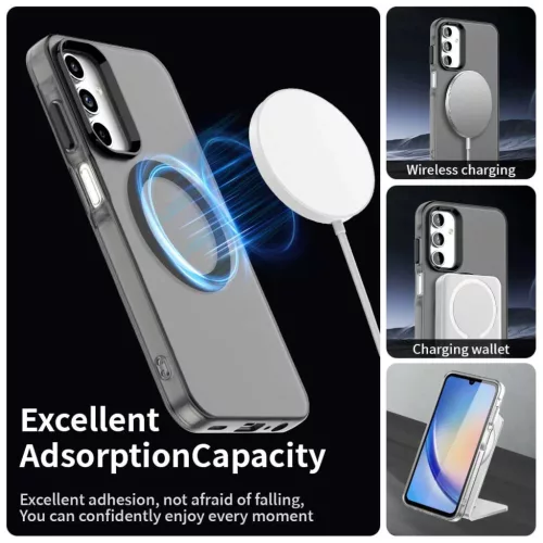 Techsuit - CandyCase MagSafe - Samsung Galaxy A55 5G - Fekete tok-5949419312616 5 kép
