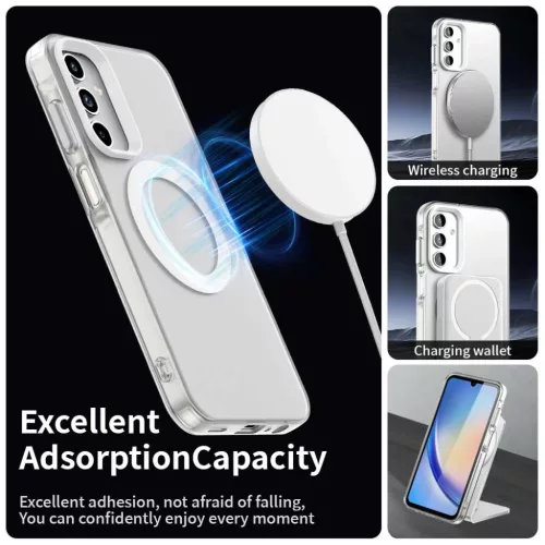 Techsuit - CandyCase MagSafe - Samsung Galaxy A55 5G - Fehér tok-5949419312609 3 kép