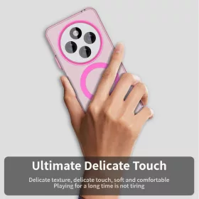 Techsuit - CandyCase MagSafe - Xiaomi Redmi 14C / Poco C75 - Rózsasz�-5949419311442 2 kép