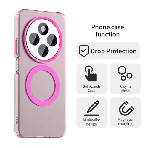 Techsuit - CandyCase MagSafe - Xiaomi Redmi 14C / Poco C75 - Rózsasz�-5949419311442 3 kép