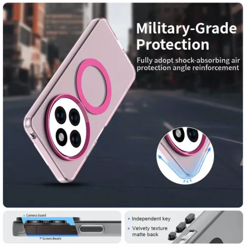 Techsuit - CandyCase MagSafe - Xiaomi Redmi 14C / Poco C75 - Rózsasz�-5949419311442 4 kép