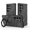  Samsung Galaxy S25 Ultra Fekete Carbon Shield PRO védőtok - Techsuit tok