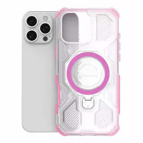    Honor 400 Lite Rózsaszín Átlátszó Techsuit Carbon Shield PRO tok