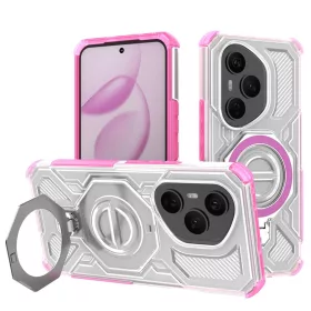    Honor 400 Pro Rózsaszín Átlátszó Techsuit Carbon Shield PRO Védőtok