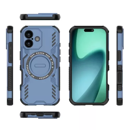  iPhone 17 Kék Techsuit ArmorMag tok-5949419317567 4 kép