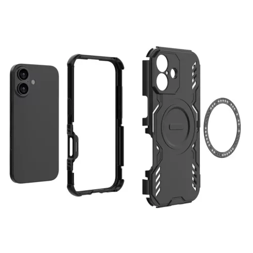  iPhone 17 Kék Techsuit ArmorMag tok-5949419317567 5 kép