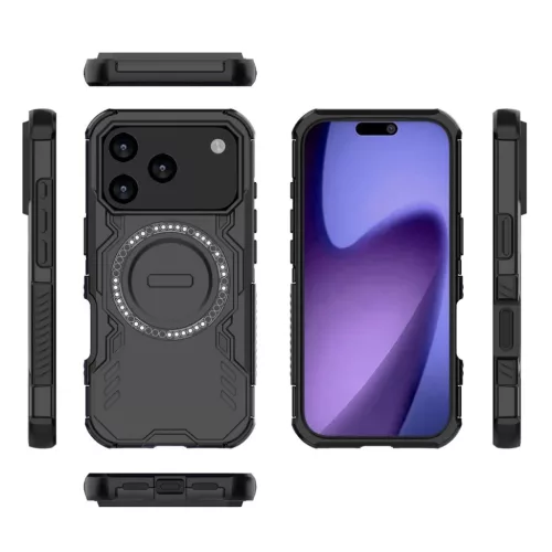  iPhone 17 Pro Fekete Techsuit ArmorMag tok-5949419317550 4 kép