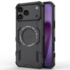  iPhone 17 Pro Max Fekete Techsuit ArmorMag tok