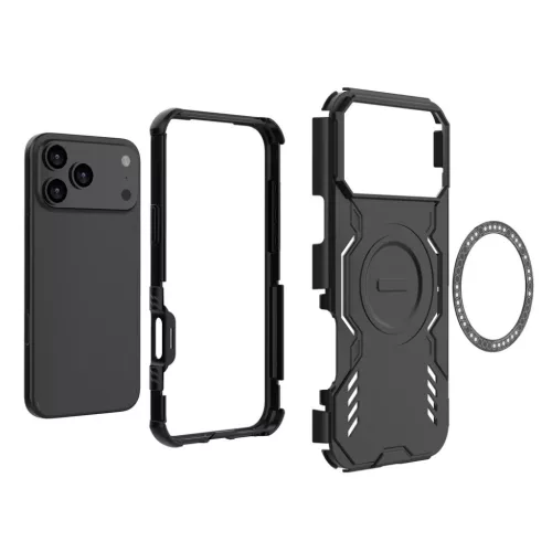  iPhone 17 Pro Max Fekete Techsuit ArmorMag tok-5949419317536 5 kép