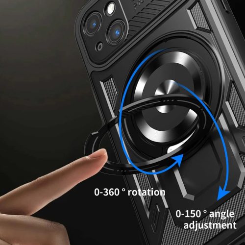  Techsuit - StrapabíróKamera - iPhone 15 - Kék tok-5949419317482 6 kép