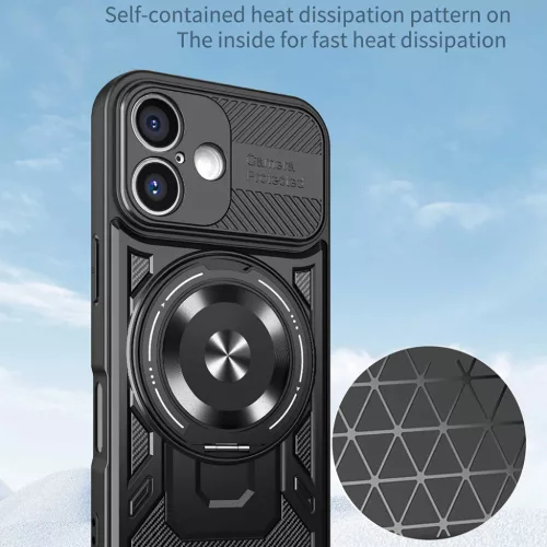 Techsuit - RuggedCam - iPhone 16 - Kék tok-5949419317284 4 kép