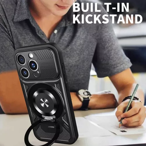 Techsuit - RuggedCam - iPhone 16 Pro Max - Szürke tok-5949419317154 3 kép