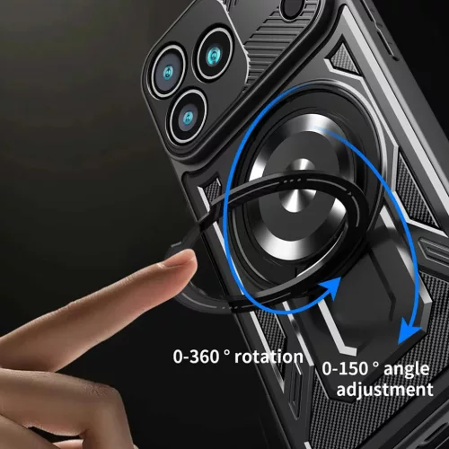  iPhone 17 Pro Szürke Techsuit RuggedCam tok-5949419317079 6 kép