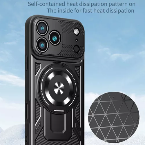 iPhone 17 Pro Max Fekete Techsuit - RuggedCam tok-5949419317055 4 kép