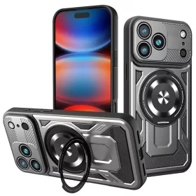  iPhone 17 Pro Max Szürke Techsuit RuggedCam tok-5949419317031 1 kép