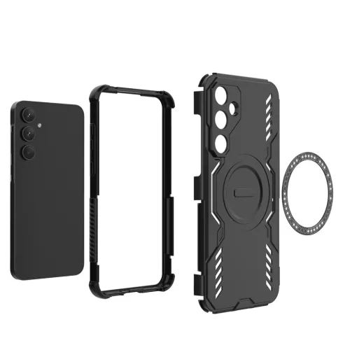 Samsung Galaxy A55 5G - ArmorMag Tok - Techsuit - Fekete tok-5949419315716 5 kép