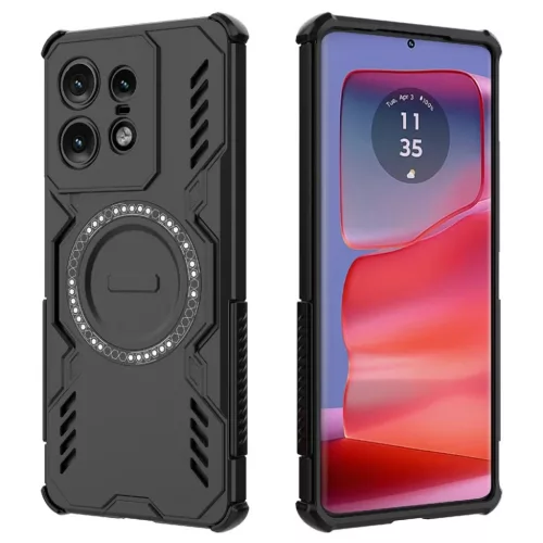 Motorola Edge 50 Pro - Techsuit ArmorMag tok - Fekete-5949419315372 2 kép
