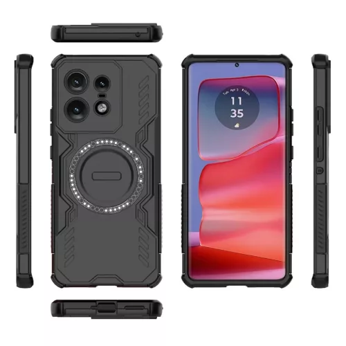 Motorola Edge 50 Pro - Techsuit ArmorMag tok - Fekete-5949419315372 4 kép