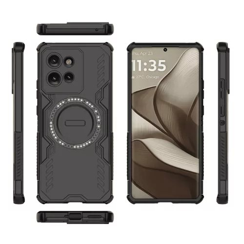 Motorola Edge 50 Techsuit ArmorMag fekete tok-5949419315334 4 kép