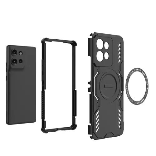 Motorola Edge 50 Techsuit ArmorMag fekete tok-5949419315334 5 kép