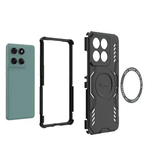 Motorola Edge 60 / Edge 60 Fusion - Techsuit ArmorMag Tok - Fekete tok-5949419315297 6 kép