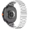 Samsung Galaxy Watch8 40mm/Watch8 44mm/Watch8 Classic/Ultra 2 - Techsuit karkötő (W010) - Ezüst