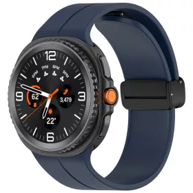   Óraszíj - Techsuit (W011) - Samsung Galaxy Watch8 40mm/Watch8 44mm/Watch8 Classic/Ultra 2 - Sötétkék