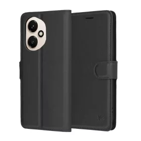  Honor 400 Fekete Techsuit Bőr tok