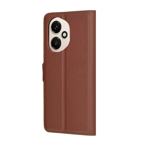 Techsuit - Bőr Folió - Honor 400 - Barna tok-5949419318229 5 kép