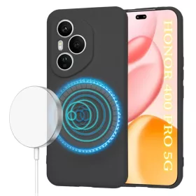  Honor 400 Pro Fekete Techsuit SoftFlex MagSafe tok