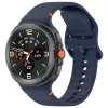 Techsuit - 22 mm-es óraszíj (W079) - Samsung Galaxy Watch8 40mm/Watch8 44mm/Watch8 Classic/Ultra 2 - Mélykék