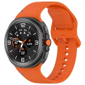   Techsuit - Óraszíj 22mm (W079) - Samsung Galaxy Watch8 40mm/Watch8 44mm/Watch8 Classic/Ultra 2 - Őszi Sienna