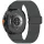Techsuit - 22 mm-es óraszíj (W080) - Samsung Galaxy Watch8 40mm/Watch8 44mm/Watch8 Classic/Ultra 2 - Grafit Mozaik