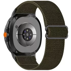   Techsuit - Óraszíj 22mm (W080) - Samsung Galaxy Watch8 40mm/Watch8 44mm/Watch8 Classic/Ultra 2 - Sötét Moha