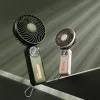 Techsuit - Prémium Mini Kézi Ventilátor (Z8) - LED Digitális Kijel-5949419319127 2 kép