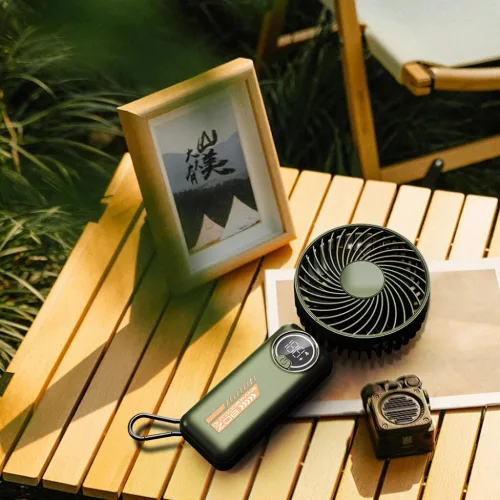 Techsuit - Prémium Mini Kézi Ventilátor (Z8) - LED Digitális Kijel-5949419319127 5 kép