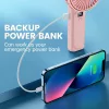 Techsuit - Prémium Mini Kézi Ventilátor (M12) - LED Digitális Kije-5949419319110 4 kép