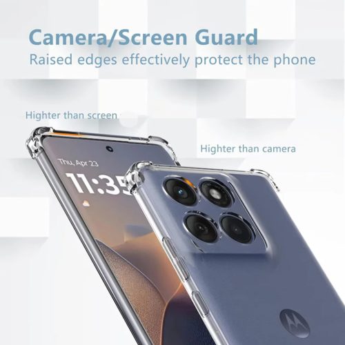 Motorola Moto G56 - Techsuit ütésálló átlátszó szilikon tok - �-5949419319370 2 kép