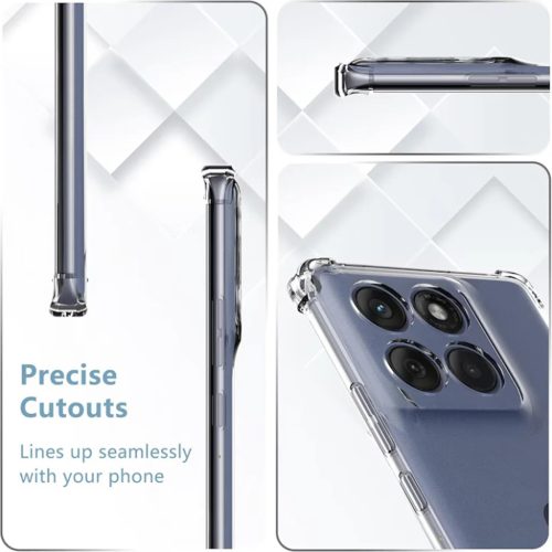 Motorola Moto G56 - Techsuit ütésálló átlátszó szilikon tok - �-5949419319370 3 kép