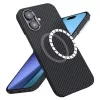  iPhone 17 Fekete Techsuit Aramid Fibrer MagSafe tok