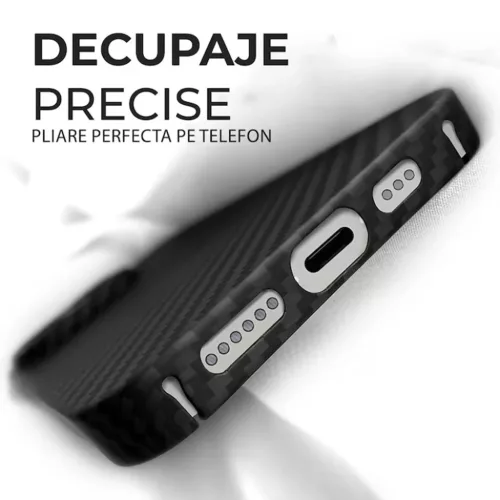  iPhone 17 Pro Fekete MagSafe Aramid Szálas Techsuit Tok-5949419319905 4 kép