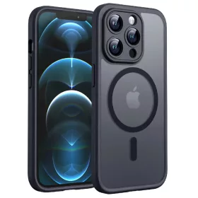 iPhone 12 Pro Max - Techsuit - PureFrost MagSafe - Átlátszó Fekete -5949419321441 1 kép