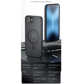  iPhone 17 Techsuit PureFrost MagSafe tok - Matt Fekete-5949419321243 2 kép